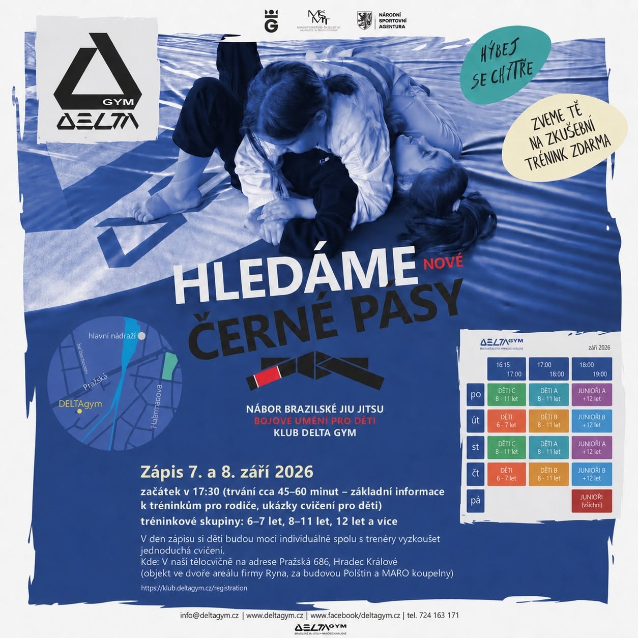 plakát bjj nábor delta gym 2026 úprava